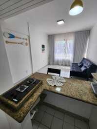 Sala com cozinha americana