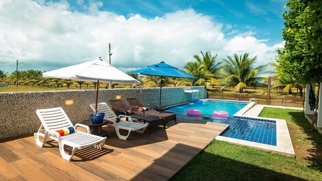 Casa de Luxo Frente-Mar - Paripueira-AL