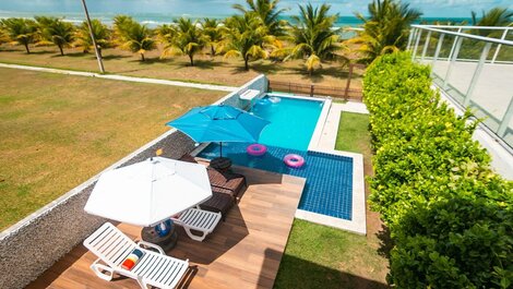 Casa de Luxo Frente-Mar - Paripueira-AL