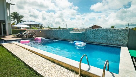 Casa de Luxo Frente-Mar - Paripueira-AL