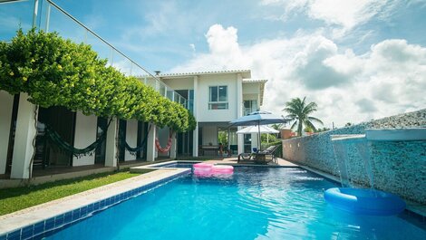 Casa de Luxo Frente-Mar - Paripueira-AL