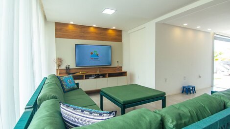 Casa de Luxo Frente-Mar - Paripueira-AL