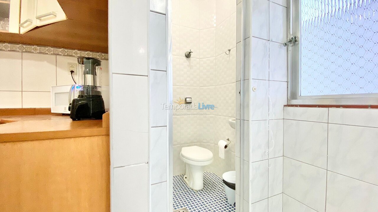 Apartamento para aluguel de temporada em Santos (Embare)