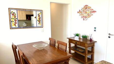 Cond. MONTE CARLO, 120 m Praia Grande UBT, piscina e ar condicionado