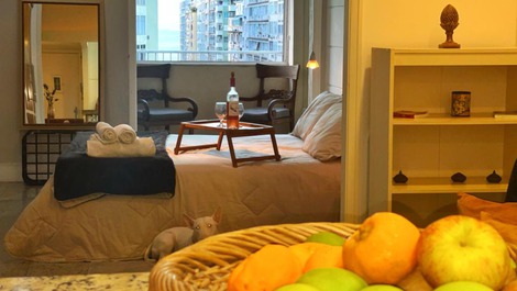 Ocean View in Copacabana - Finely Decorated