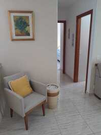 Apartamento com muita estrutura a 250 mt da praia com serviço de praia