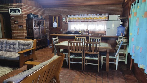 Sala e cozinha conjudada