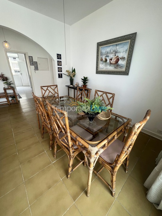 Apartment for vacation rental in Guarujá (Pitangueiras)