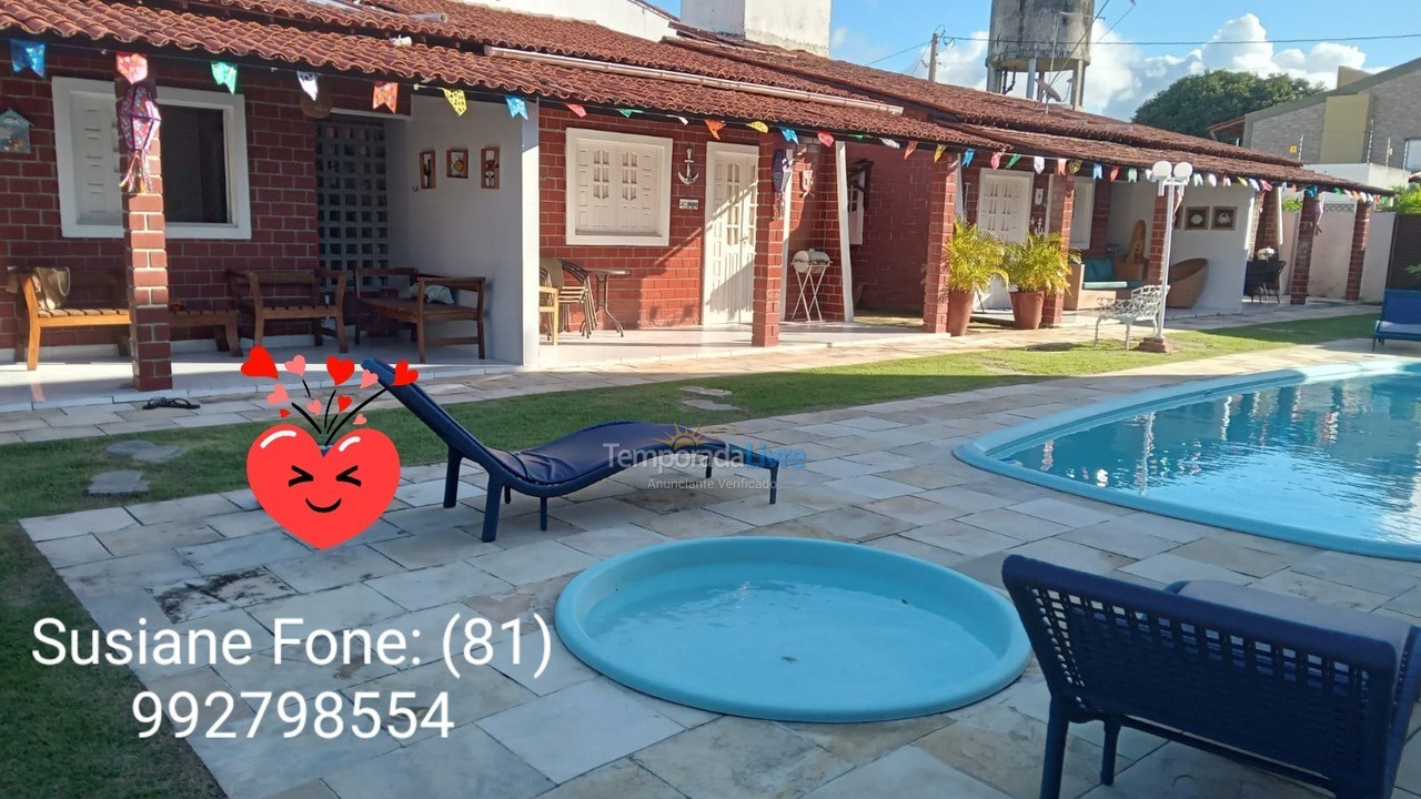 Casa para alquiler de vacaciones em Tamandaré (Praia dos Carneiros)