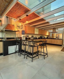 Casa maravilhosa pe na areia