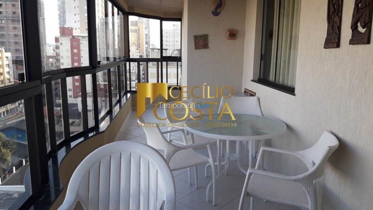 Apartamento para aluguel de temporada em Itapema (Meia Praia)