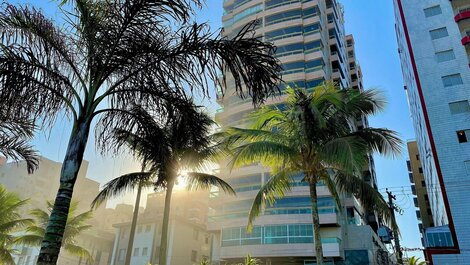 A010 - Apt facing the sea with balcony Gourmet -11 98167-1362 WhatsApp