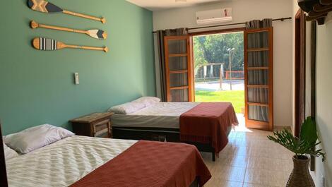 Chácara Santa Luzia Tietê - 7Súites/40P - Lounge/Piscina Climatiza