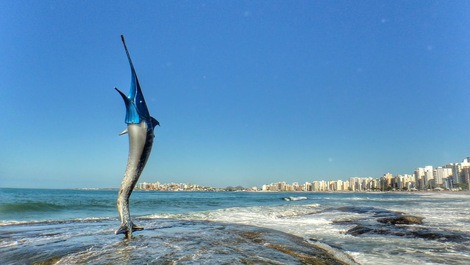 Beautiful apartment in Praia do Morro with parking space