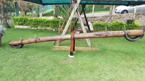 Playground dentro da propriedade somente para uso dos hóspedes