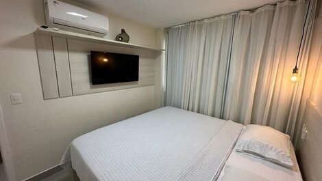 Estudio compacto de lujo con vistas al mar