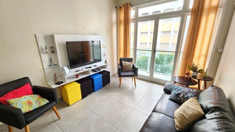 Sala com tv a cabo e wi fi