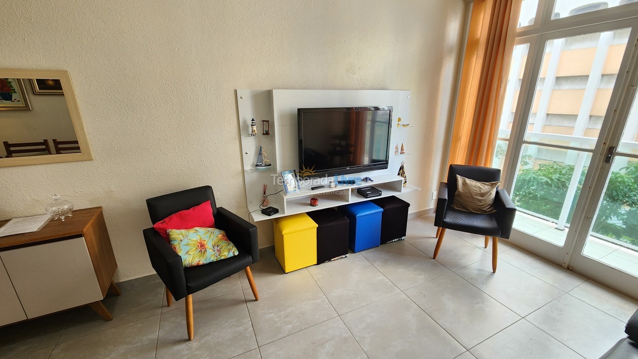 Apartamento para alquiler de vacaciones em Guarujá (Pitangueiras)