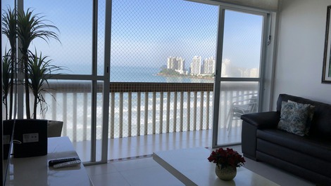 Apartamento Alto Padrão, com sacada de frente TOTAL para o mar