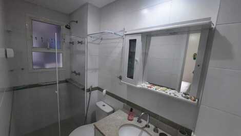 APARTMENT FOR RENT IN CENTRO BERTIOGA FACING THE SEA