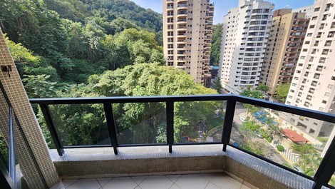 Sacada com vista para a mata atlantica