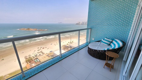 Sacada com vista ao mar