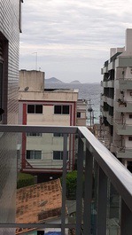 Vista da varanda dos quartos 