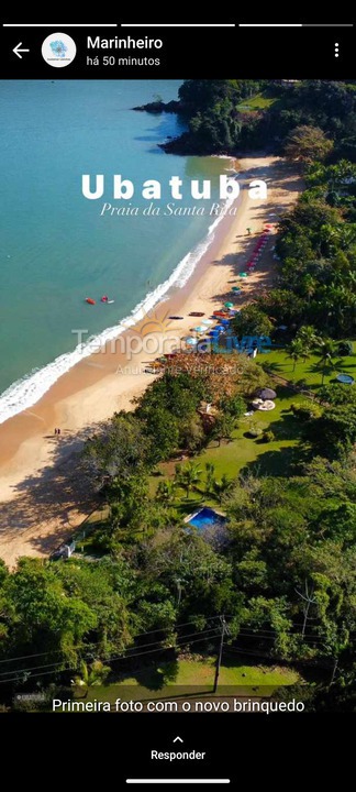 Casa para alquiler de vacaciones em Ubatuba (Santa Rita)