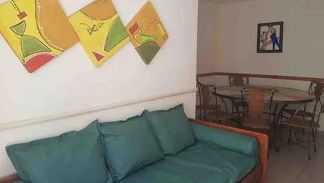 APARTAMENTO ACONCHEGANTE A UMA QUADRA DA PRAIA GRANDE - UBATUBA