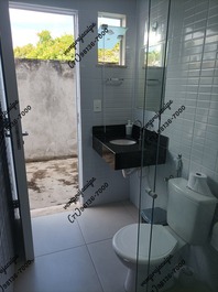 Banheiro da área gourmet