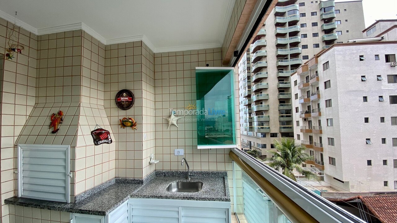 Apartment for vacation rental in Praia Grande (Aviação)