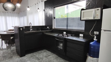 Balcão e armarios da pia