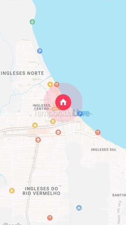 Casa para alquiler de vacaciones em Florianopolis (Praia dos Ingleses)