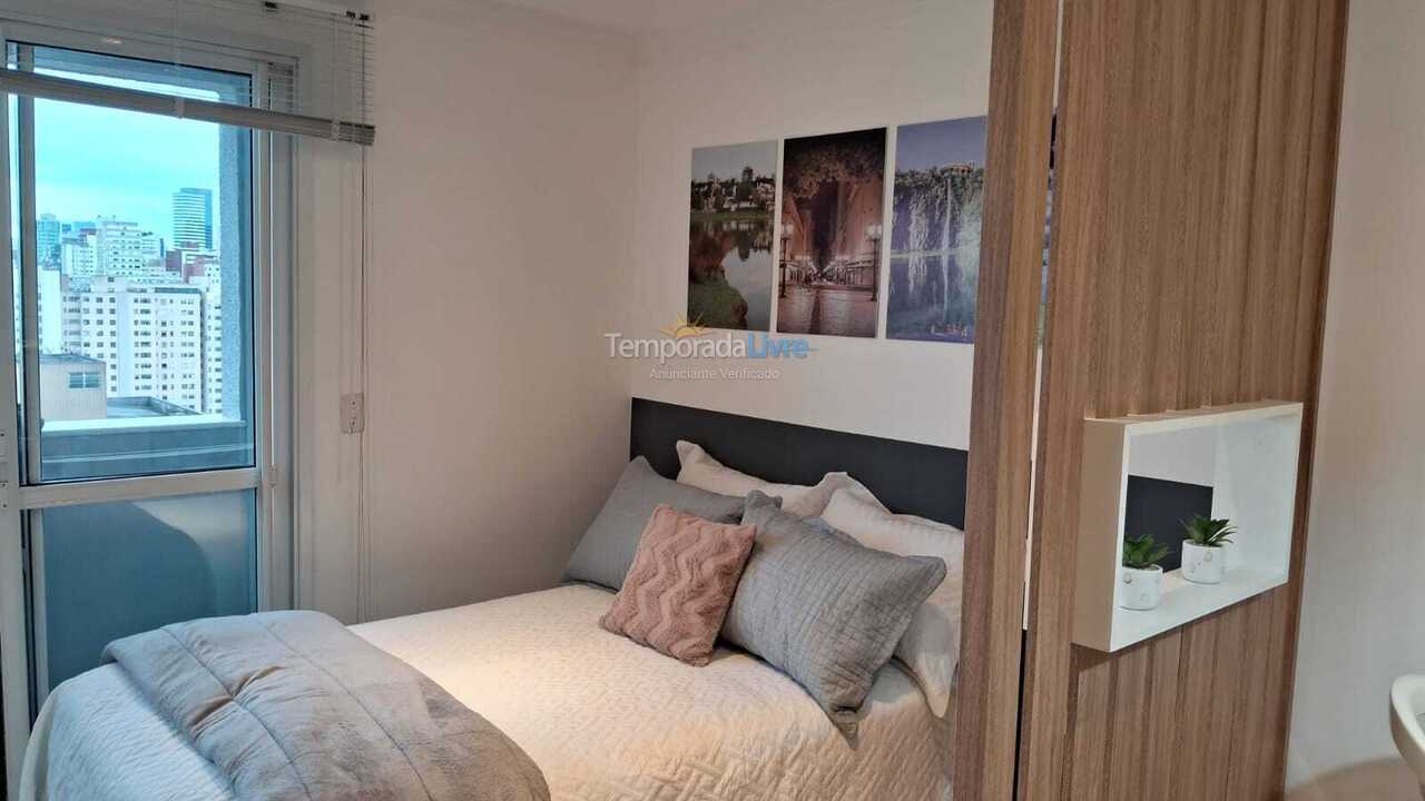 Apartamento para aluguel de temporada em Curitiba (Centro)