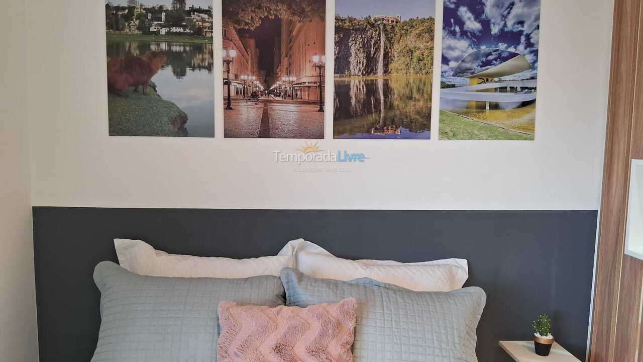 Apartamento para aluguel de temporada em Curitiba (Centro)