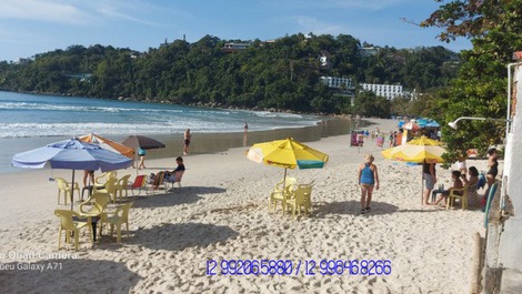Apto P. das Toninhas, 7 pessoas, 150m da Praia, 2 Q- Ar Cond - Wi-Fi