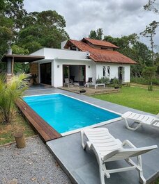 Casa con patio privado en Praia da Ferrugem