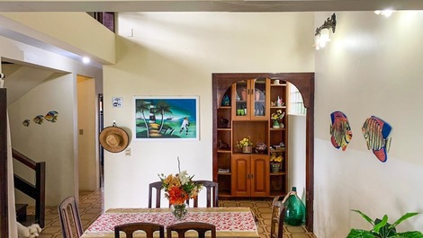 Casa com 5 quartos na beira da Praia de Garopaba/SC