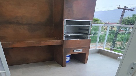 Churrasqueira na sacada