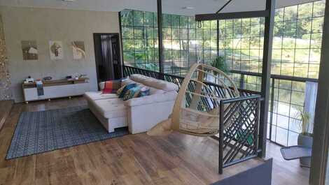 Glass house for rent with fishing included