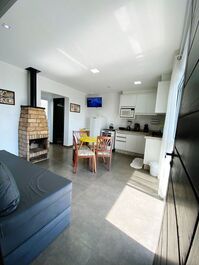 Sobrado Molhes 1 Quarto, ar-condicionado, garagem e vista do mar