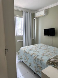 201 1 suíte +1 dormitório lateral 3 ar edificio Frente mar