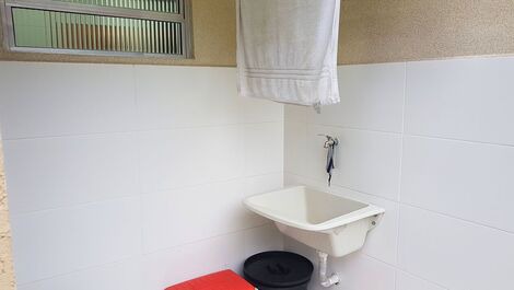 Lavanderia, acesso à área gourmet do condomínio 