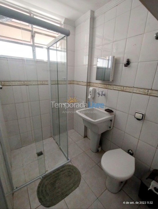 Apartment for vacation rental in Santos (Ponta da Praia)