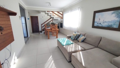 Excelente imóvel frente mar, 1 suite mais 3 quartos com AC, WI-FI