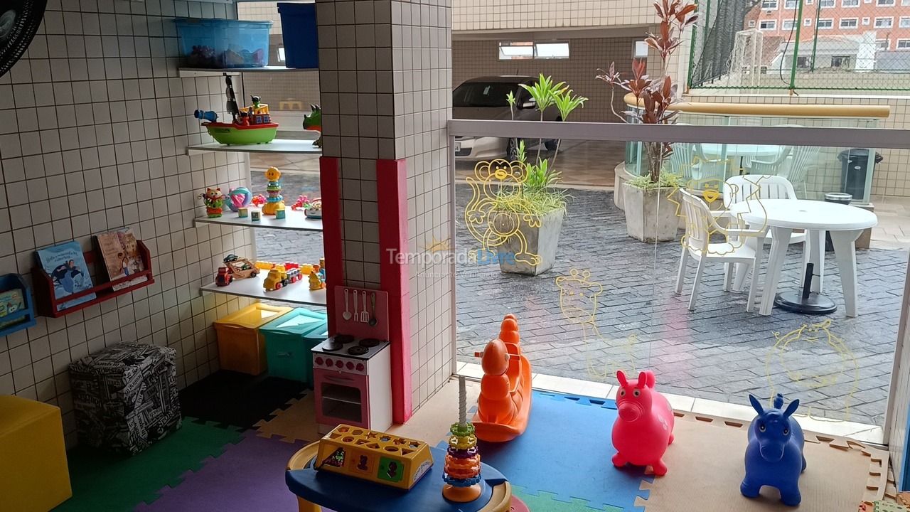 Apartment for vacation rental in Praia Grande (Vila Tupi)