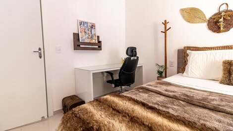 Balcony apartment 30 meters from the beach and garage