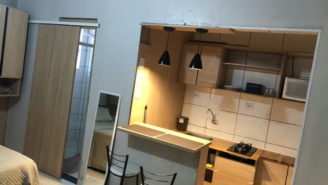 Kitnet junto a Praia Canto do Forte