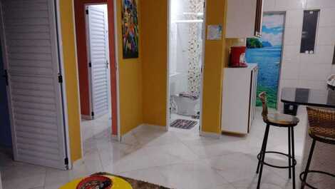 Lindo Apto 2 dorm com Piscina wi-fi praia Maranduba Ubatuba