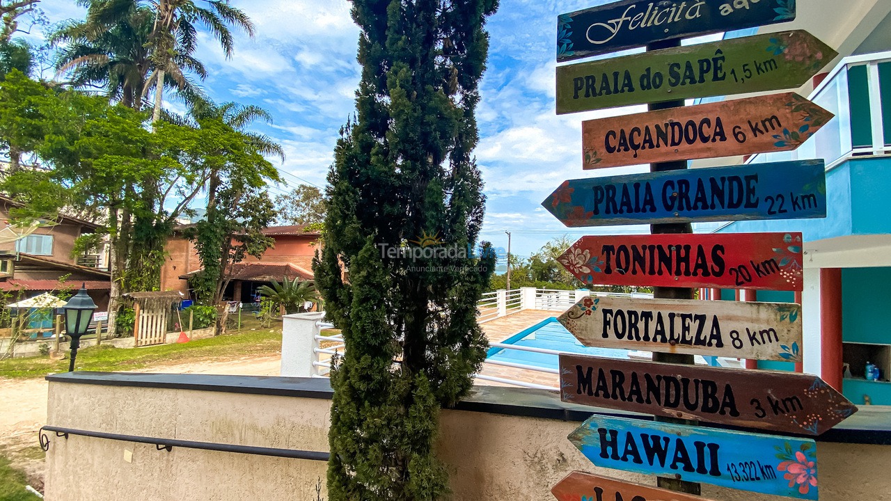 Apartamento para alquiler de vacaciones em Ubatuba (Lagoinha)